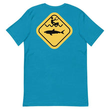 Load image into Gallery viewer, Caution Shark T-Shirt - T-Shirt - KitesurfingOfficial