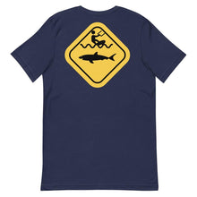 Load image into Gallery viewer, Caution Shark T-Shirt - T-Shirt - KitesurfingOfficial