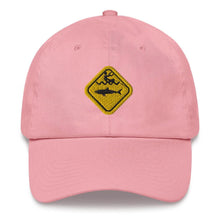 Load image into Gallery viewer, Caution Shark Dad hat - Cap - KitesurfingOfficial
