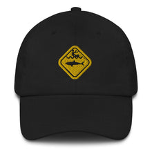 Load image into Gallery viewer, Caution Shark Dad hat - Cap - KitesurfingOfficial