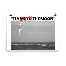 Load image into Gallery viewer, Fly with the moon kiter - Poster - KitesurfingOfficial