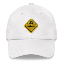 Load image into Gallery viewer, Caution Shark Dad hat - Cap - KitesurfingOfficial