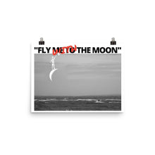 Load image into Gallery viewer, Fly with the moon kiter - Poster - KitesurfingOfficial

