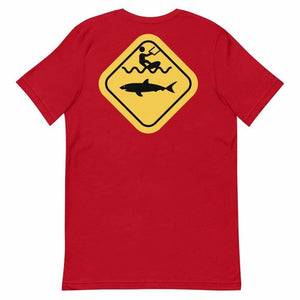 Caution Shark T-Shirt - T-Shirt - KitesurfingOfficial
