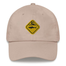 Load image into Gallery viewer, Caution Shark Dad hat - Cap - KitesurfingOfficial
