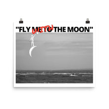 Load image into Gallery viewer, Fly with the moon kiter - Poster - KitesurfingOfficial
