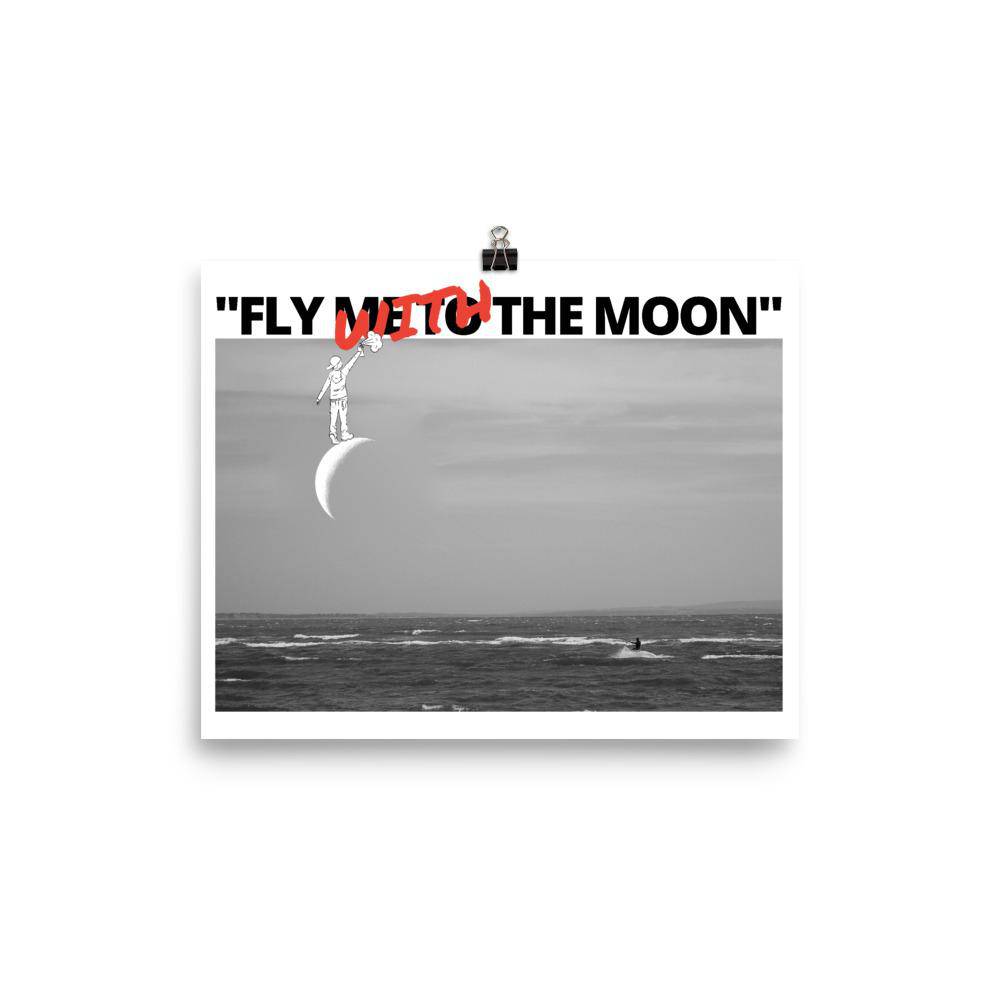 Fly with the moon kiter - Poster - KitesurfingOfficial