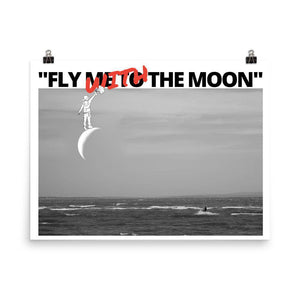 Fly with the moon kiter - Poster - KitesurfingOfficial