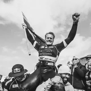 James Carew, professional wave kitesurfer from Australia – portrait