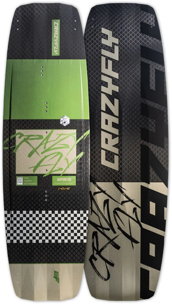 CrazyFly Raptor LTD Kiteboard — Produktfoto des Herstellers